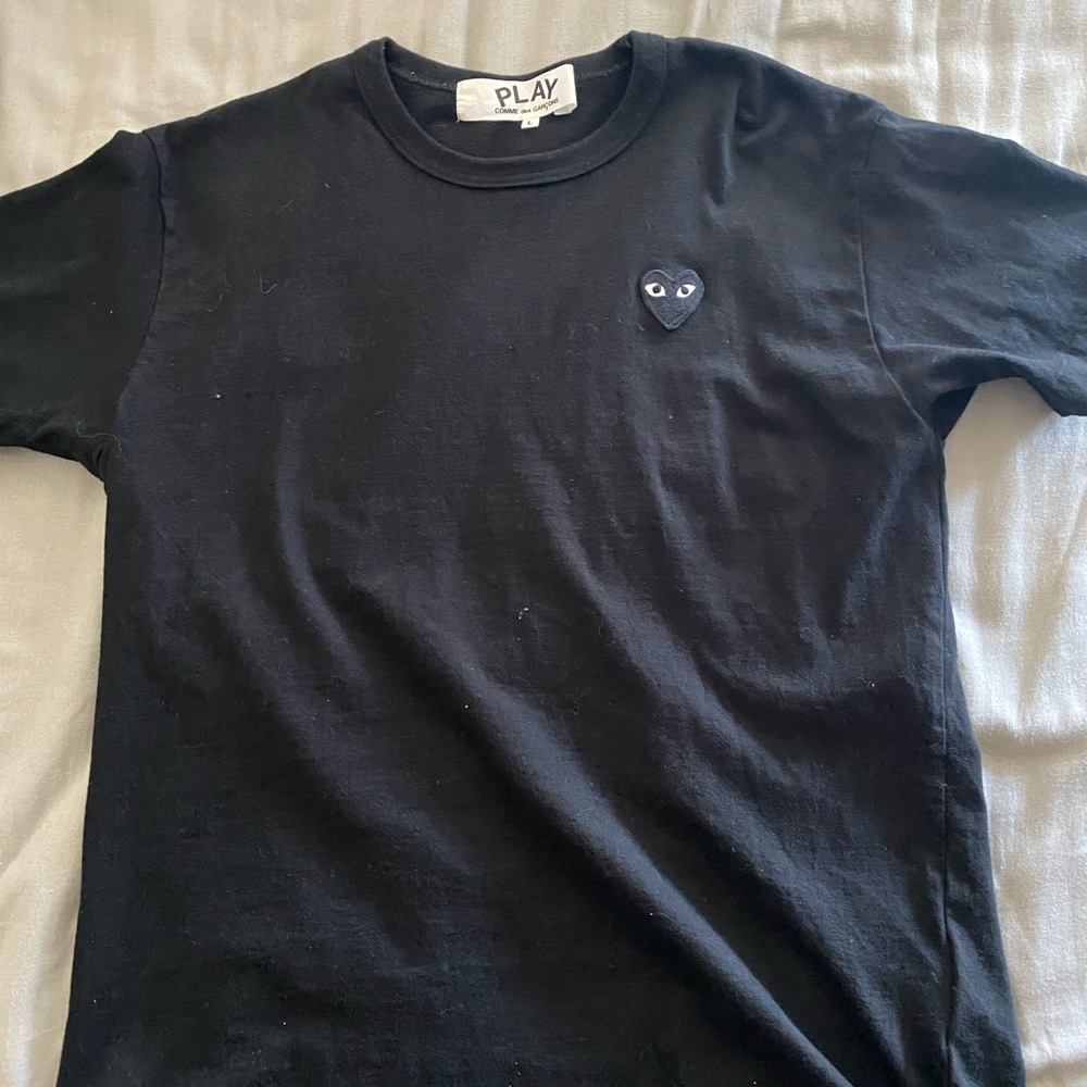 CDG black shirt size large